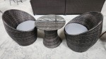 New Wisconsin 2 Seater Wicket Patio Set
