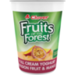 Clover Fruits Of The Forest Passion Fruit & Mango Full Cream Yoghurt 150G