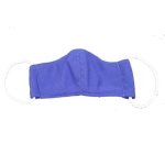 4AKID Adults Reusable Fabric 3-LAYER Non-medical Mask - Large Size - Purple