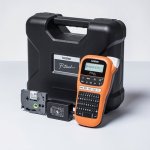 Brother P-touch PT-E110VP Industrial Handheld Label Maker Kit