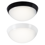 230MM LED Bulkhead 4000K Black white IP44