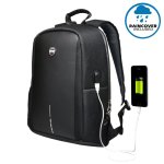 EVO Port Designs Chicago Anti-theft 13-15.6" Backpack - Black - AC1TECH