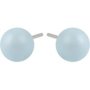 Za Xp Pearl Swarovski Earrings - Light Blue