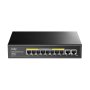 Cudy 8-PORT 10/100/1000M PSE/2-PORT 10/100/1000 Upl/unmanaged Poe+ Switch 120W