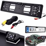 Number Plate Frame Reverse Car Camera With LED Light Night Vison