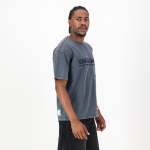 Four Wins Acid Wash Boxy Crew Tee-skyway - 2XL