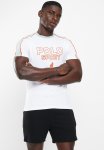 Polo Men Sport Contrast Tee - White