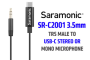 Saramonic 3 5MM Trs Male To Usb-c Stereo Microphone