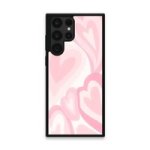 Custom Printed Tpu Cases - Samsung Galaxy S22 Ultra 5G & 39 Pink Hearts& 39 By
