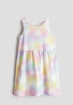 Patterned Cotton Dress - Light Pink & Gradient