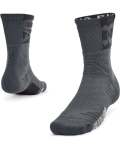 Adult Ua Playmaker Crew Socks - Pitch Gray XL