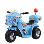 Electric Siren Police Bike In Blue