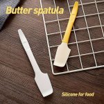1PC Jam Scraper Non-stick Icing Scraper Silicone Soft Scraper Multipurpose Kitchen Scraper Kitchen Cleaning Scraper For Pot Bott