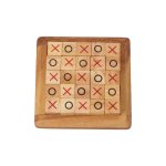 Thai Wooden Game Tic Tac Toe