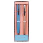 Pen And Pencil Set - Saved By Grace & Grace Upon Grace Turquoise Rose Gold