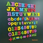Mojitodon Alphabet & Number Magnetic Learning Stickers - Fun Educational Refrigerator Magnets For Kids Perfect For Early Learnin