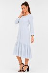 Ladies Tessa Long Sleeve Tiered Midaxi Summer Dress