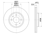 Stone Brake Disc Set Front – Vented BR13568