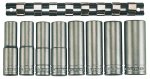Teng Tools 8PC 1 2" Drive Clip deep Socket Mm 6PT
