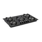 Zero Appliances 5 Burner Glass Top Gas Hob