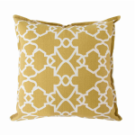 Trellis Mustard Scatter Cover