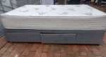 Durapedic Double Mattress And Base With Storage Drawers