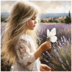 Tear Resistant Deco Print Lavender Field