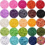 200PCS LOT Rainbow Rice Bead Colorful Oval Bead For Jewelry Making Arts Crafts Apparel Sewing Garment Beads