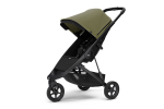 Thule Spring Stroller - Black Frame - Olive