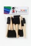 Khoki 10 Piece Foam Paint Brush Set