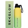 Skyglow Double Wall Water Bottle-gym Water Bottles-sports Water BOTTLE-1.2L - Lemon Lime