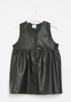 PoP Candy Faux Leather Dress - Black