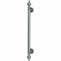 Solid Brass Straight Pull Handle With Finials