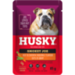 Husky Cuts In Gravy Beef & Chicken Casserole Flavoured Dog Food Pouch 85G