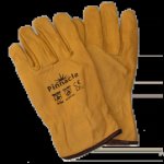 Yellow Leather Napa Glove Made Of Cow Hide Size L