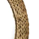 Wicker Mirror - Oak