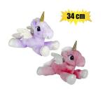 Plush Unicorn Pastel W wings 34CM