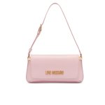 Flat Shoulder Lettering Bag -powder
