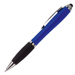 Stylus Ballpoint Pen With Rubber Grip And