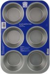 Bakers 6 Cup Jumbo Muffin Pan Carbon Steel Cupcake muffin Mould 6