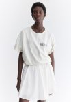 Oversized Printed T-Shirt - White Multi