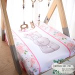Changing Mat Cover Floral Roses Sides With Tatty Teddy