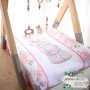 Changing Mat Cover Floral Roses Sides With Tatty Teddy