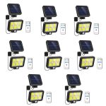 8 Set Cob White Solar LED Light With Solar Panel EJC-819