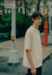Regular Fit Textured Resort Shirt - White