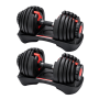 24KG Adjustable Dumbbell Set - Compact Home Gym