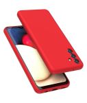Liquid Silicone Back Case For Samsung Galaxy A35 - Red