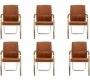 2001 Six Movember Office Chairs Office Arm Chair Brown Diy Do-it-yourself