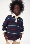 Cotton Jersey Rugby Shirt - Blue