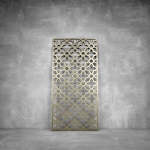 Wall Art D107 - 2000 X 1000 X 20 Indoor Matt Black Warm White